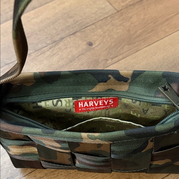 Harvey’s Seatbelt Bag Camouflage Print Shoulder Bag Army Brat Camo Originals Lux - Picture 3 of 16